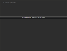 Tablet Screenshot of koltana.com